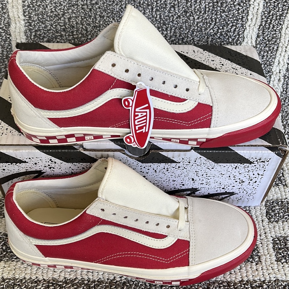 Vans Og Old Skool Lx Bumper Cars Marshmallow MENS - Picture 2 of 16
